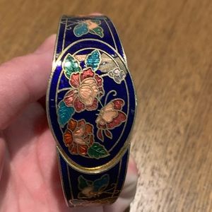 Butterfly's and flowers bracelet